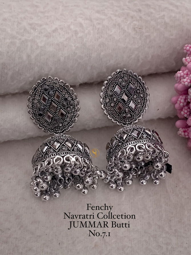 3 Fancy Designer Special Navratri Earrings Wholesale Online
